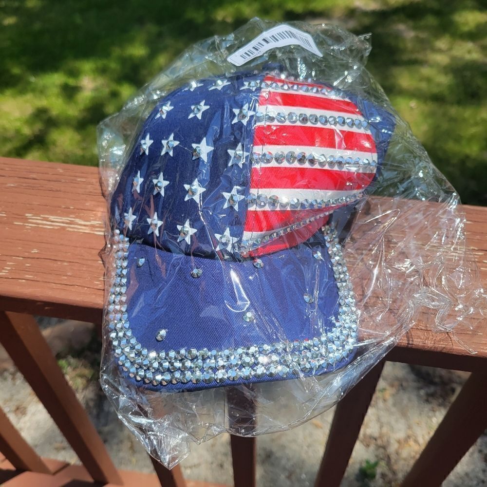 New Five-pointed Star Artificial Diamond Baseball Cap Outdoor  Sunshade Hat